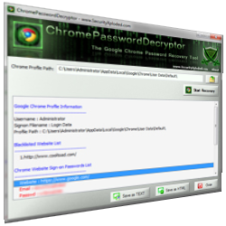 ChromePasswordDecryptor