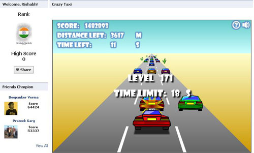 crazy taxi game