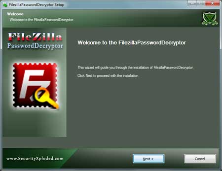 FilezillaPasswordDecryptor Installer