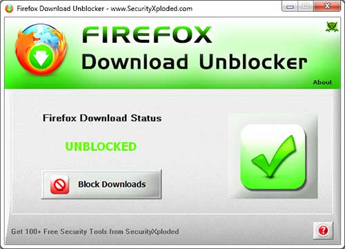 Firefox Download Unblocker 6.0 full