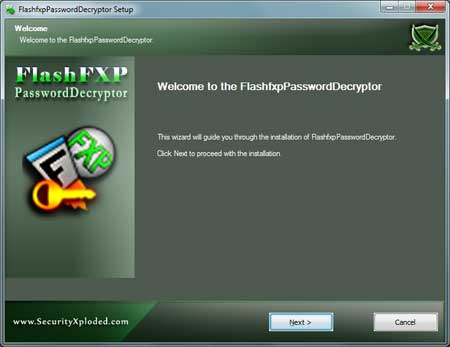 FlashfxpPasswordDecryptor Installer