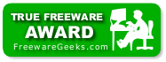 Freeware Award by FreewareGeeks