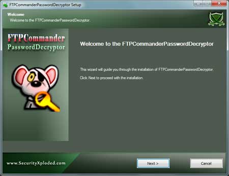 FTPCommanderPasswordDecryptor Installer