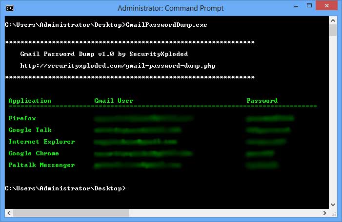 Command-line Gmail Password Recovery Tool