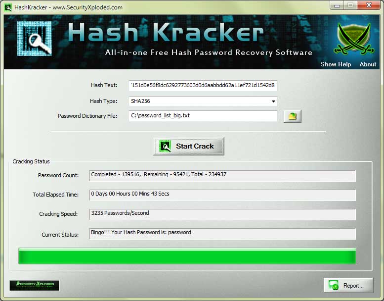 All-in-one Free Hash Password Recovery Tool