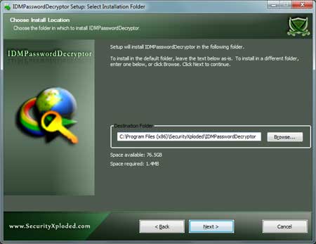 IDMPasswordDecryptor Installer