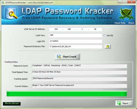 LDAP Password Kracker 3.0