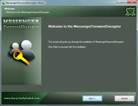 MessengerPasswordDecryptor Installer