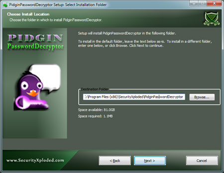 PidginPasswordDecryptor Installer