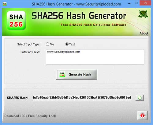 Image result for SHA256 Hash Generator