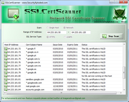 SSLCertScanner