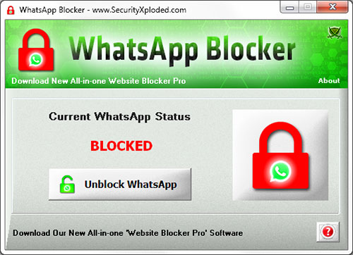 Windows 7 WhatsApp Blocker 1.0 full