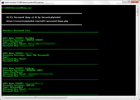 Command-line Wireless Password Recovery Tool