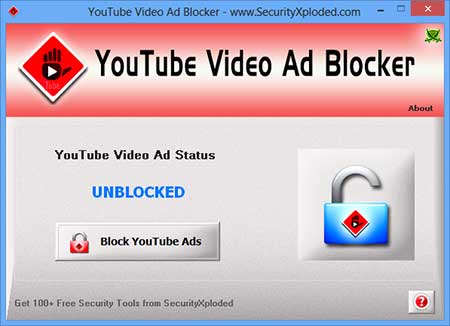 YouTubeVideoAdBlocker Screenshot