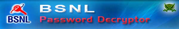BSNL Password Decryptor 