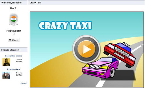 crazy taxi game