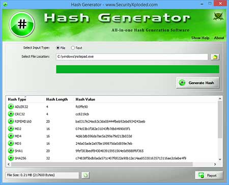 HashGenerator 