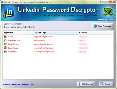 Released New Tool – Linkedin Password Decryptor