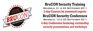 BruCON – Belgium’s First Security Conference is back with Bang !