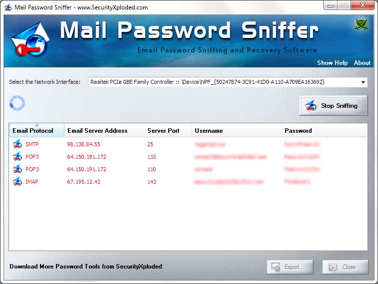 email password recovery software free download