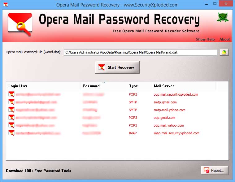 Opera Mail Password Recovery : Free Tool To Recover Lost Or.