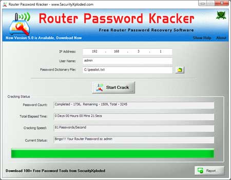 Router Password Kracker  