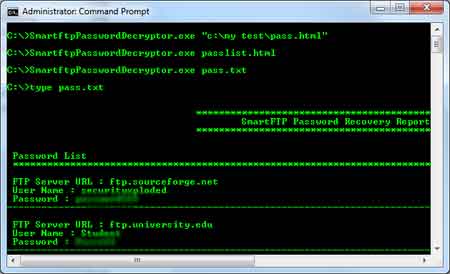 SmartFTP Password Decryptor