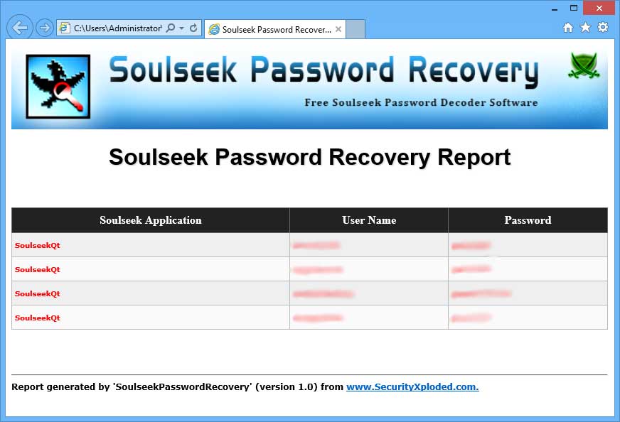 Soulseek Password Recovery : Free Tool to Recover Lost or