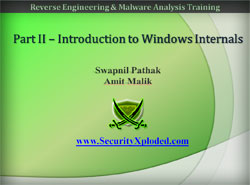 First Session of Reversing & Malware Analysis Training
